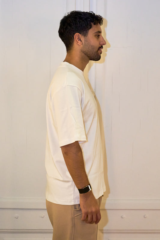White Basic Oversized T-shirt