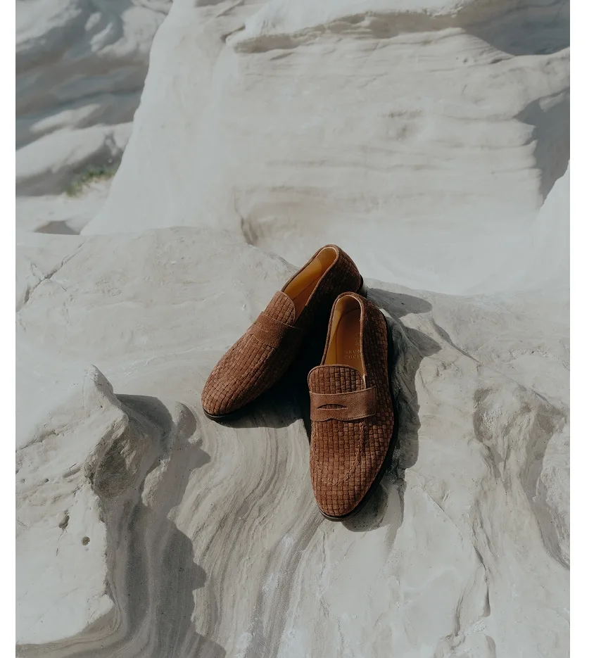 BRAIDED PENNY LOAFERS