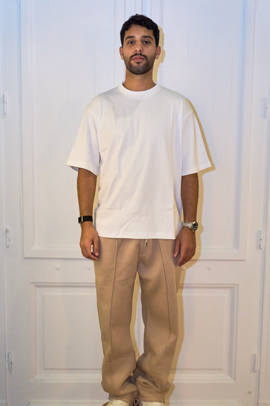 White Basic Oversized T-shirt