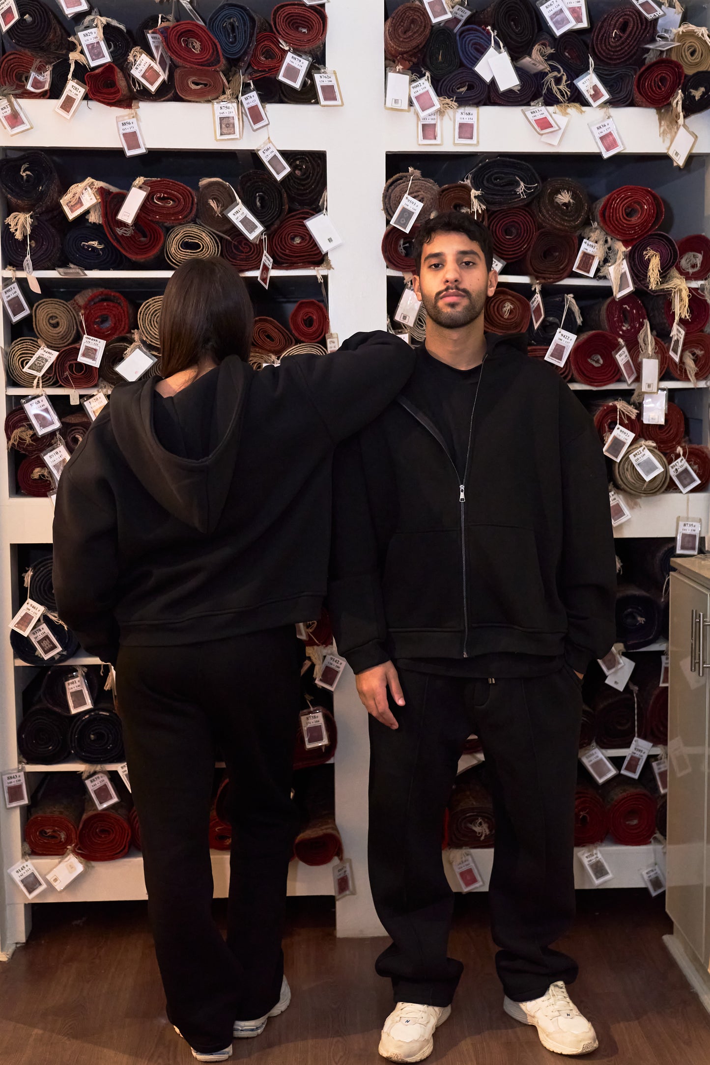 Black Essential Zip Up Jacket