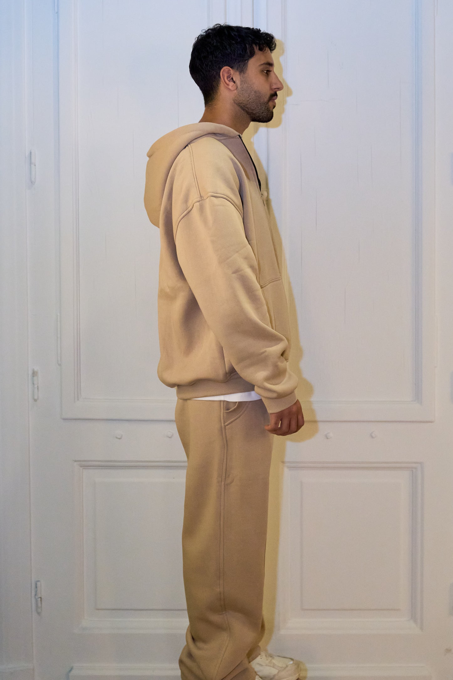 Beige Essential Sweatpants